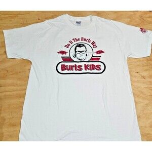 arkansas razorbacks Brandon Burlsworth Tshirt HOW BAD DO YOU WANT IT white L NEW